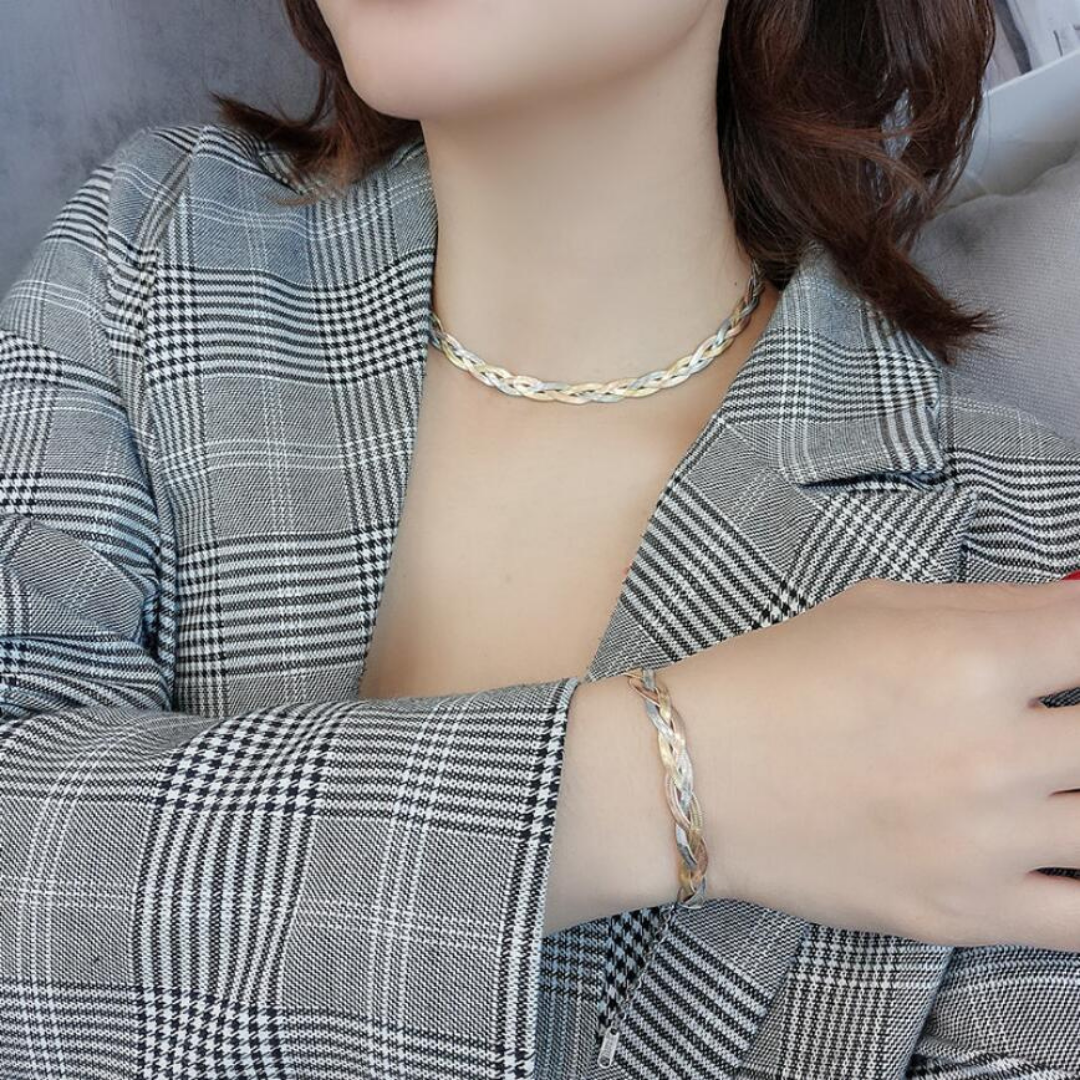 10149-7 Gold Plated Necklace