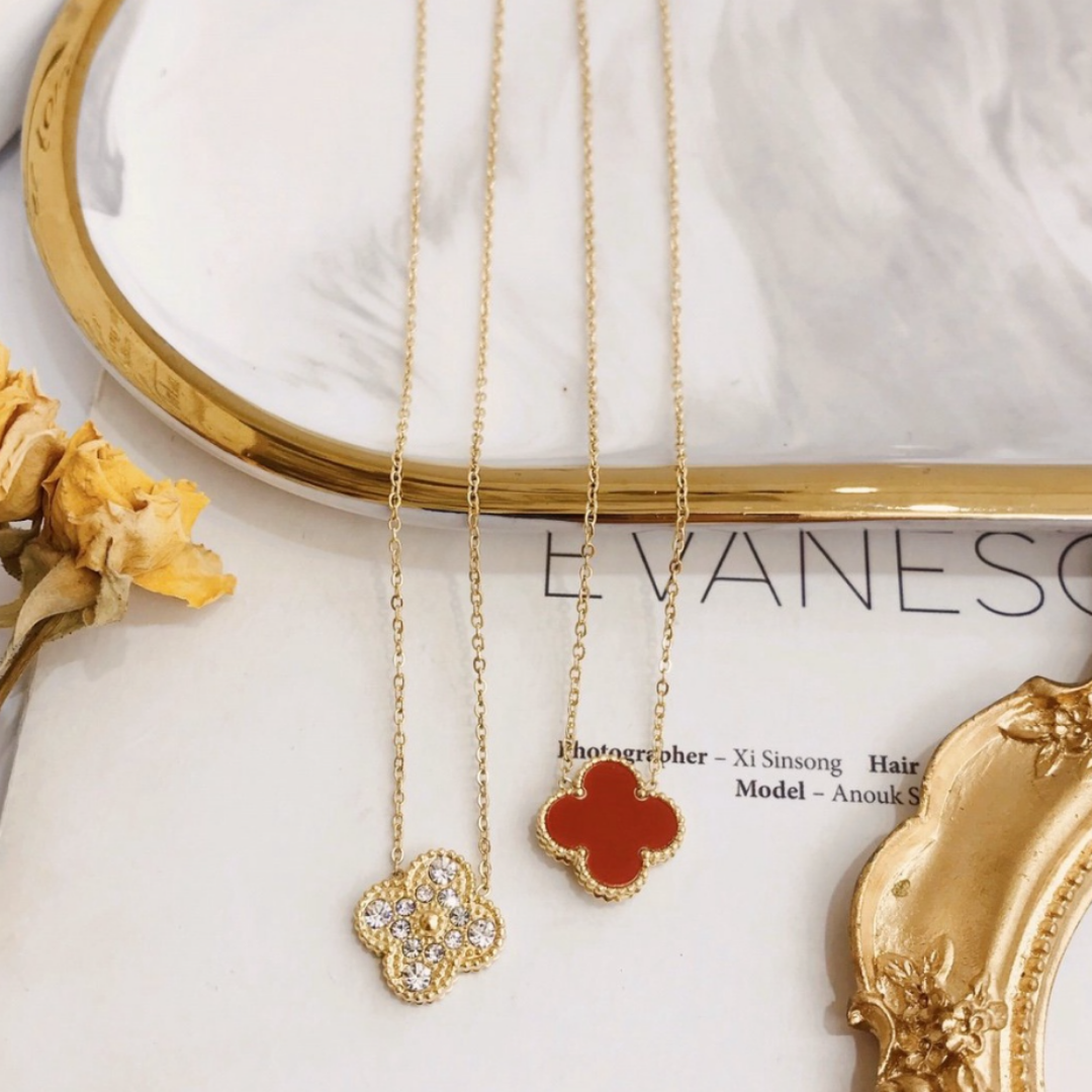 10152-5 Double face Gold Plated Necklace