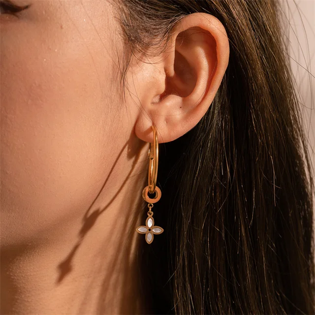 40113 Gold Plated Earrings