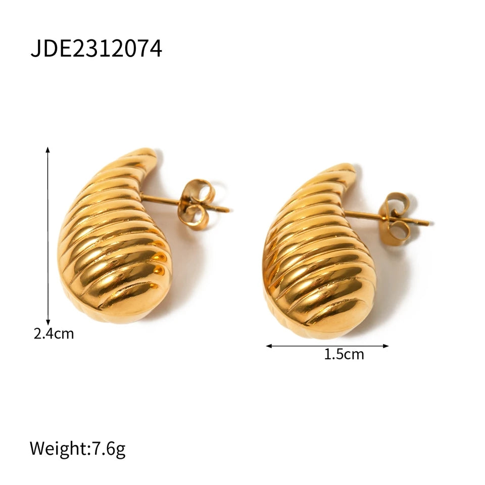 40191 Gold Plated Earrings