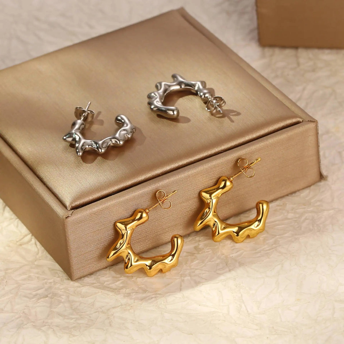 40212 Gold Plated Earrings