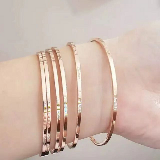 20111 Gold Plated Set of 6 Cartier bangles