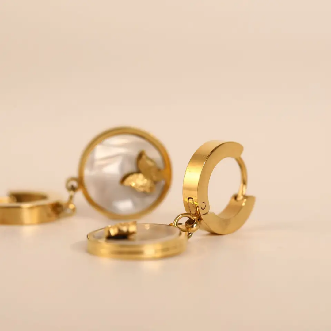 40091 Gold Plated Earrings