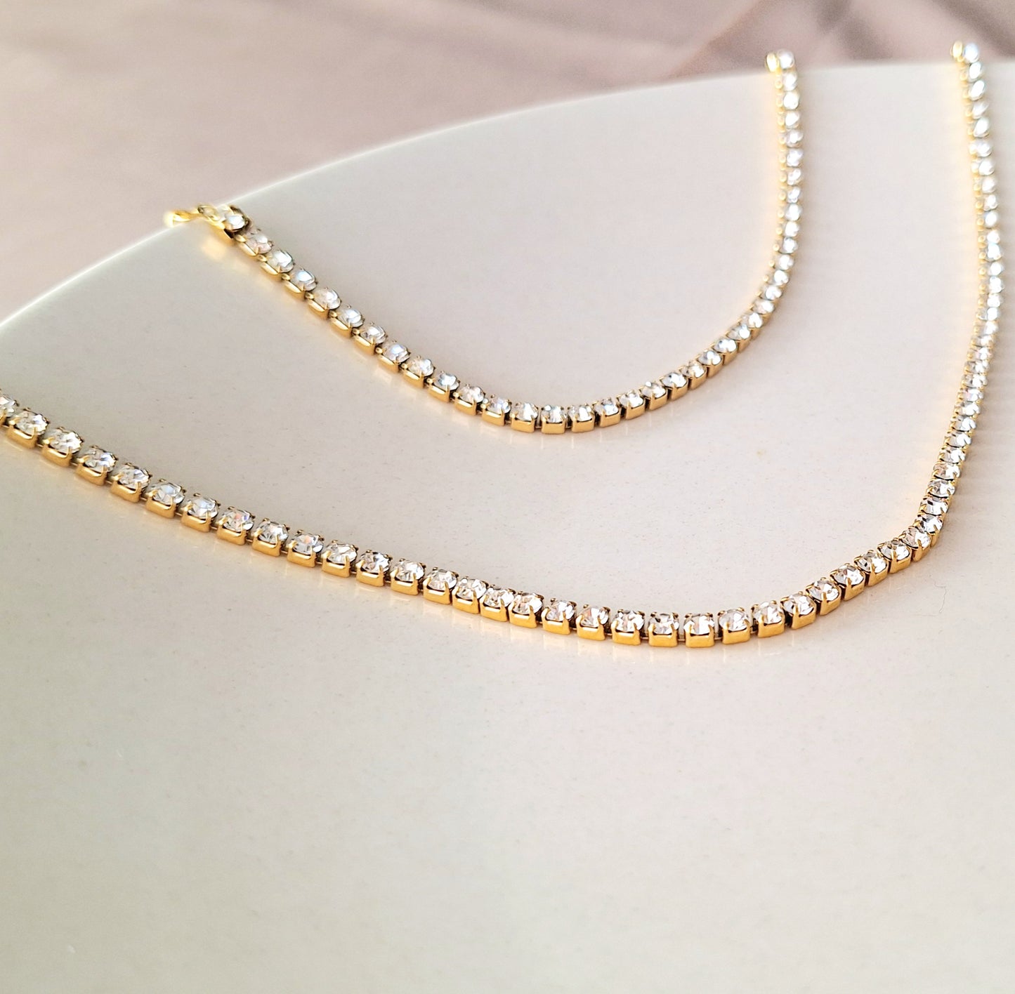 80032 Gold Plated 2 Pieces Set