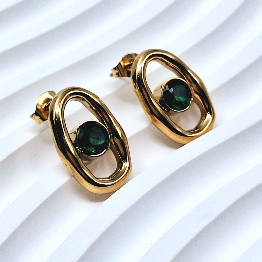 40329 gold plated Earrings