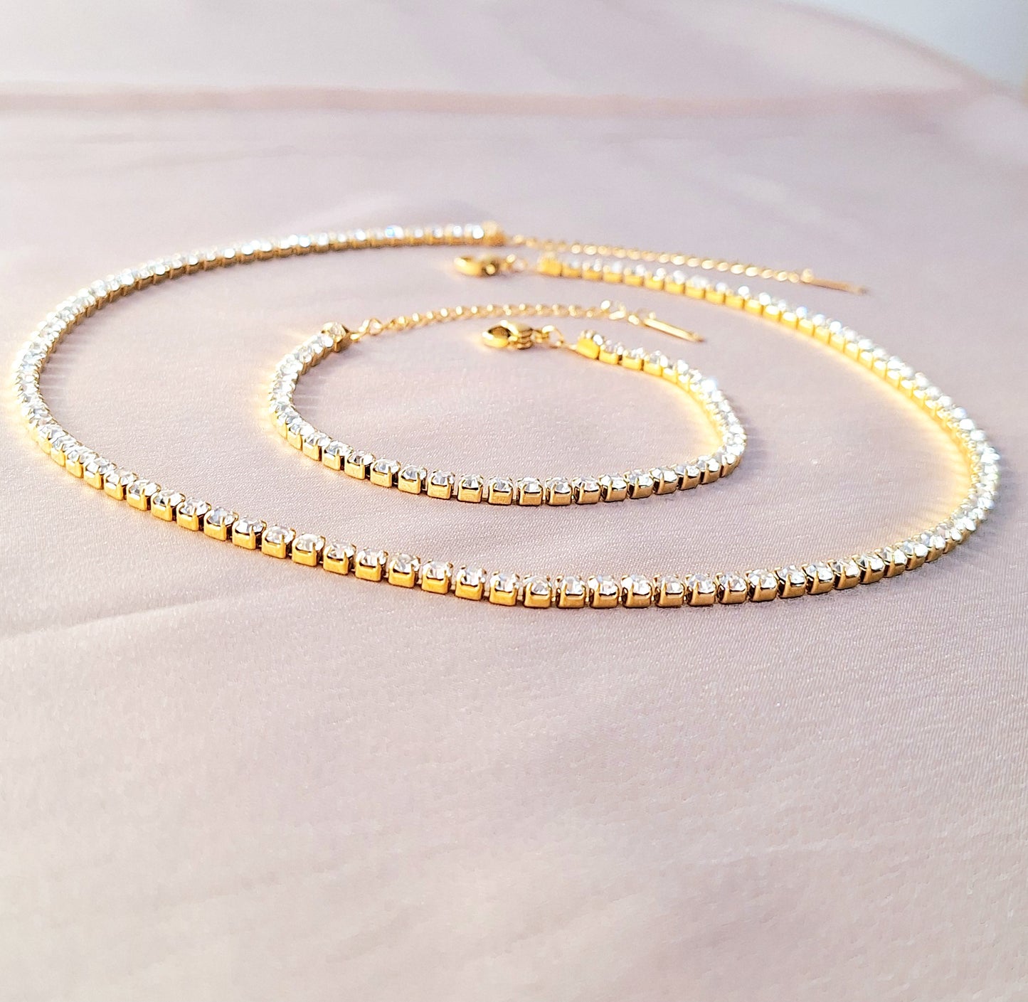 80032 Gold Plated 2 Pieces Set