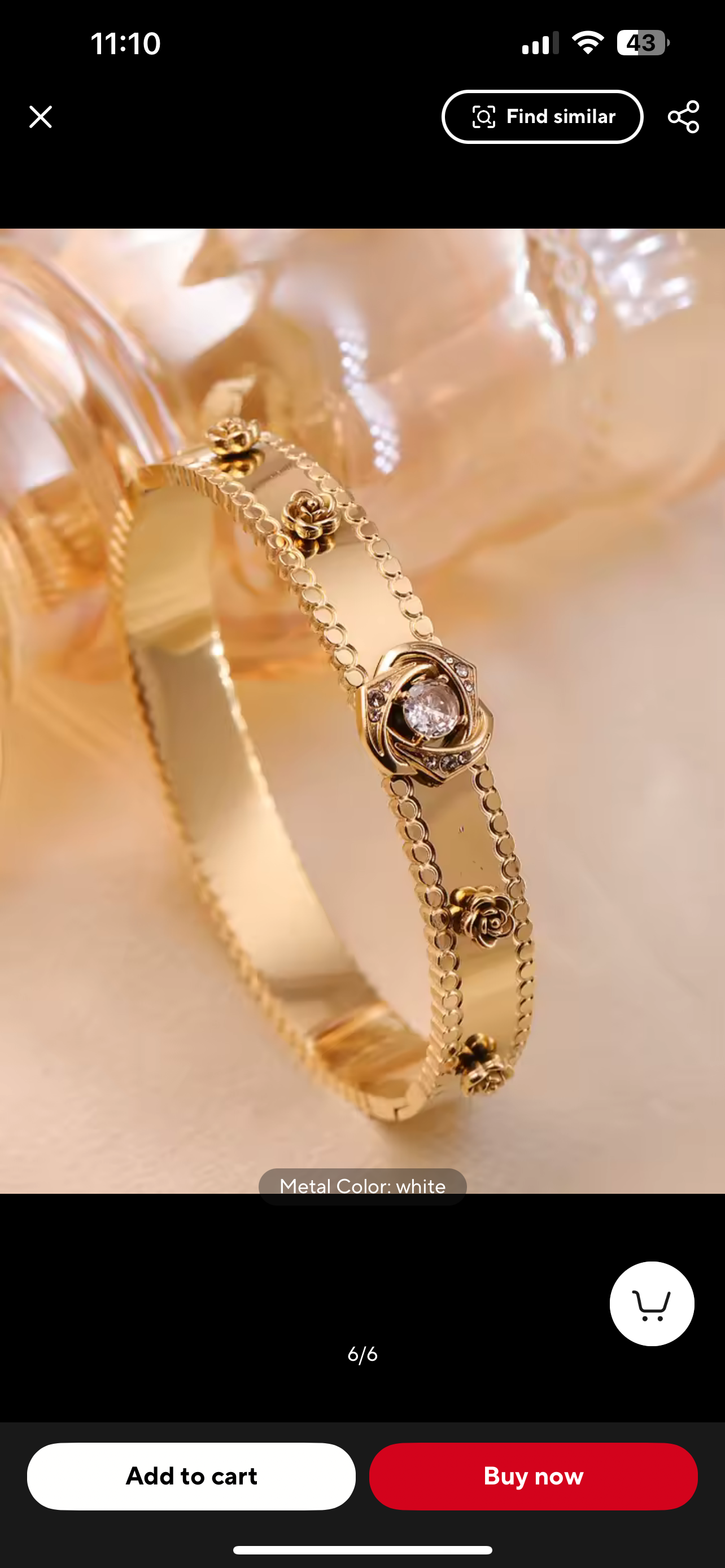 20320 Gold Plated Bangle