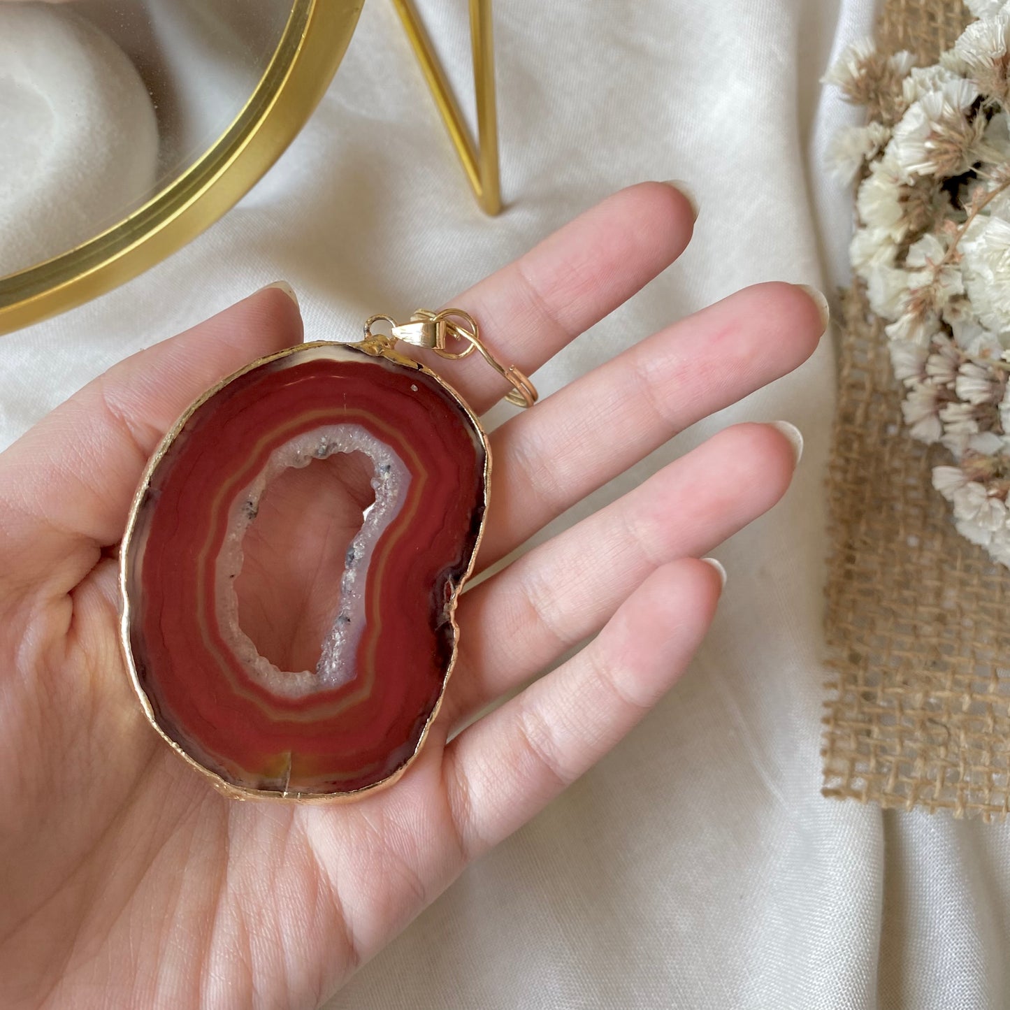 Core Flame | Handmade Bag Charm & Key Chain, Singular Creation