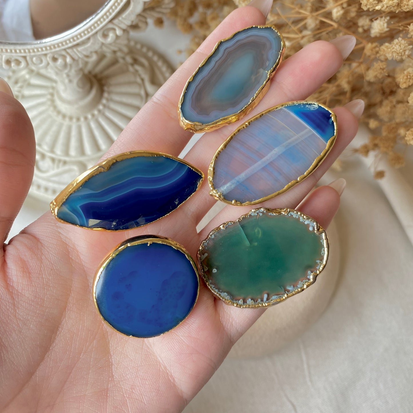 Blue Mirage | Handmade Brooch, Singular Creation