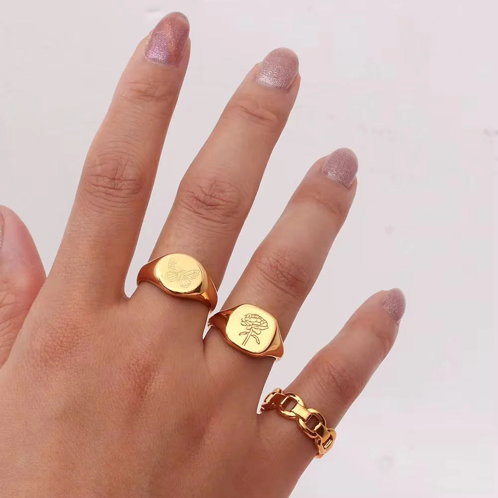 50421 Gold Plated Ring
