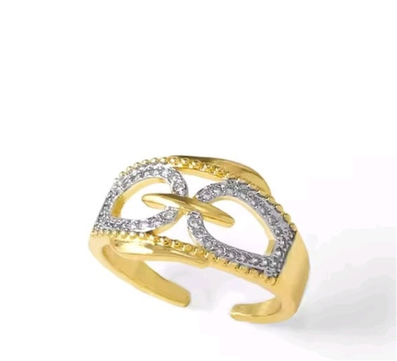 #50004 Copper Gold Plated Ring