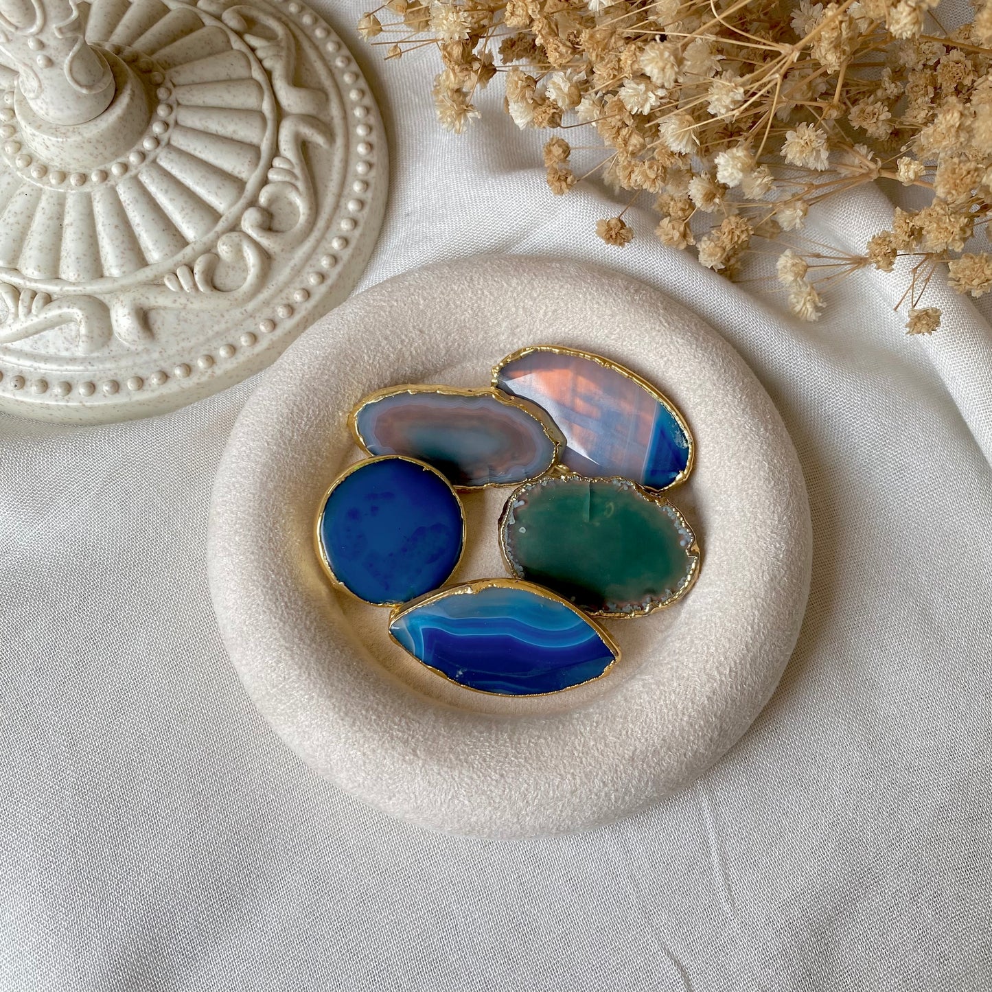Blue Mirage | Handmade Brooch, Singular Creation