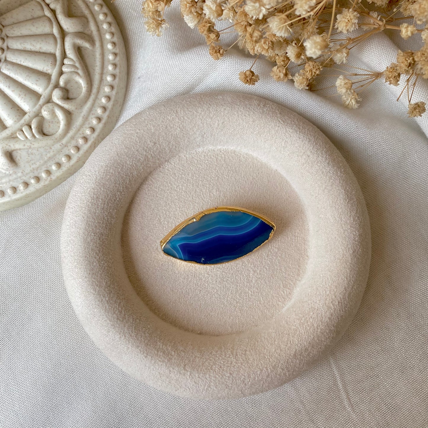 Blue Mirage | Handmade Brooch, Singular Creation