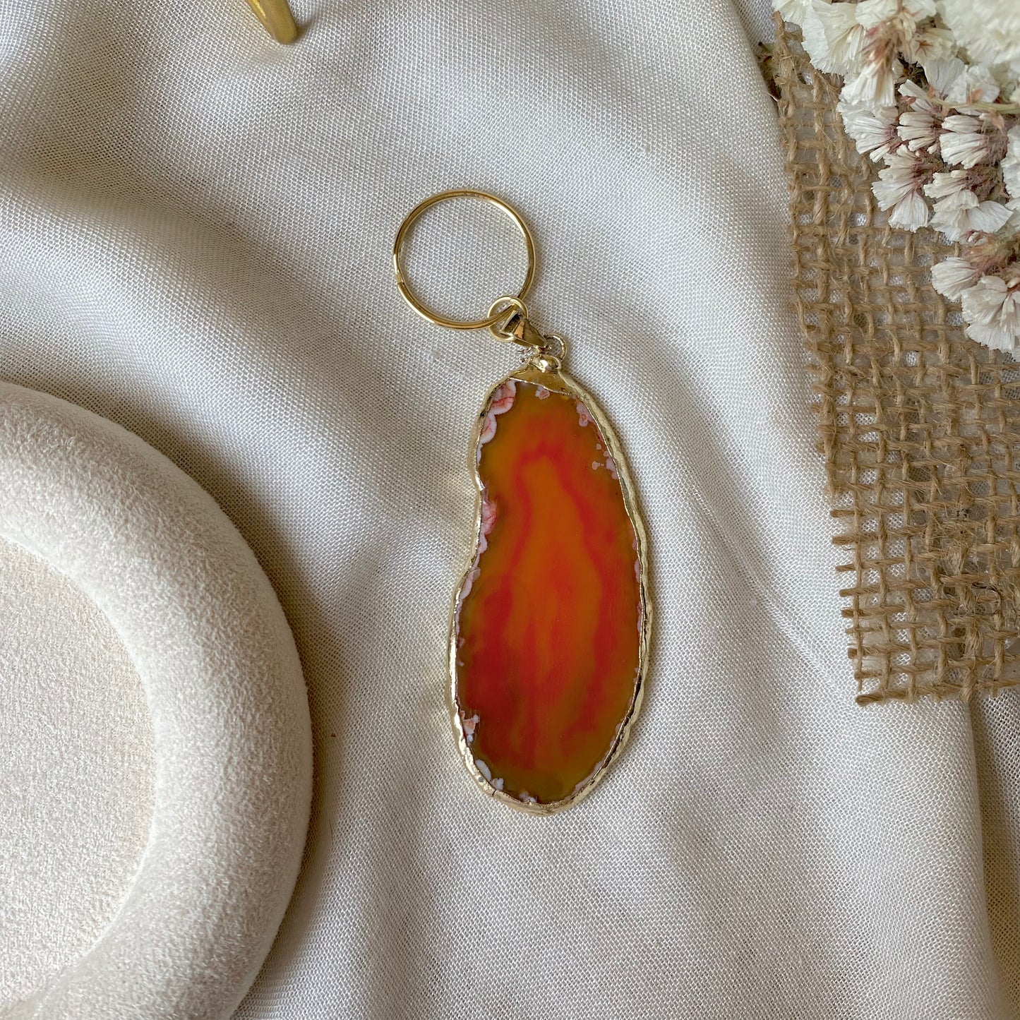 Solar Trail | Handmade Bag Charm & Key Chain, Singular Creation