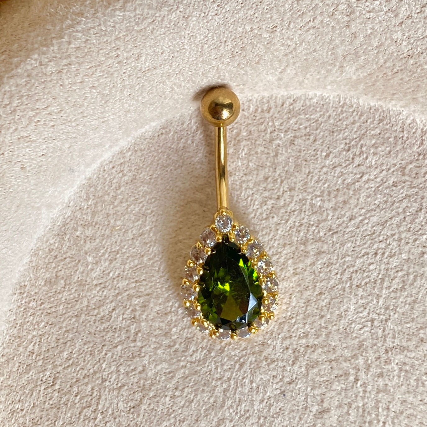 #00019 Copper Gold Plated Piercing