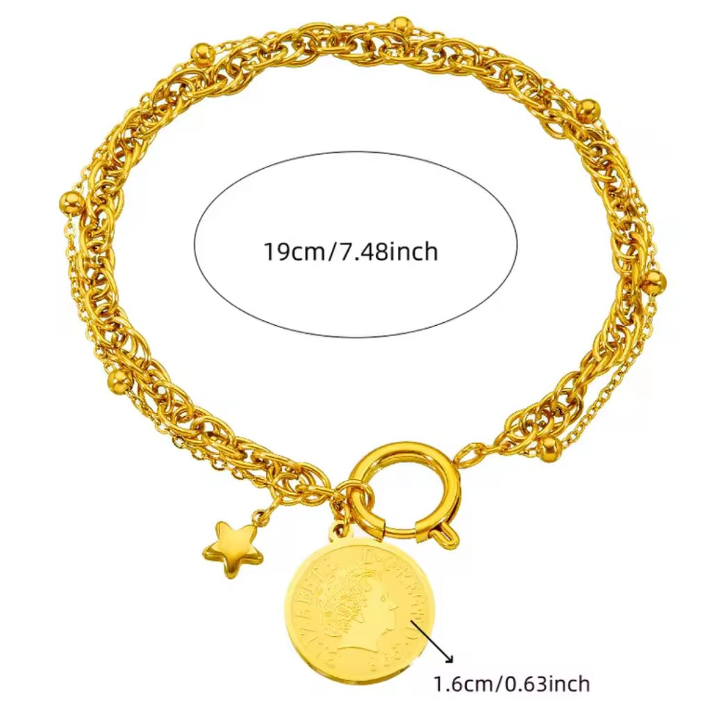 30536 Gold Plated Bracelet