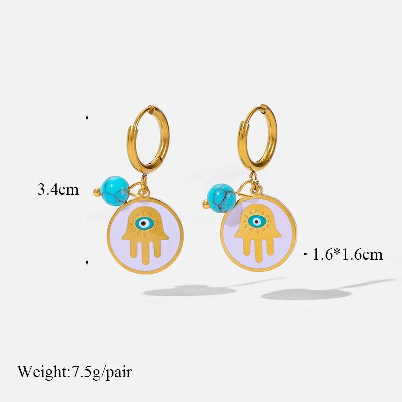 40193 Gold Plated Earrings