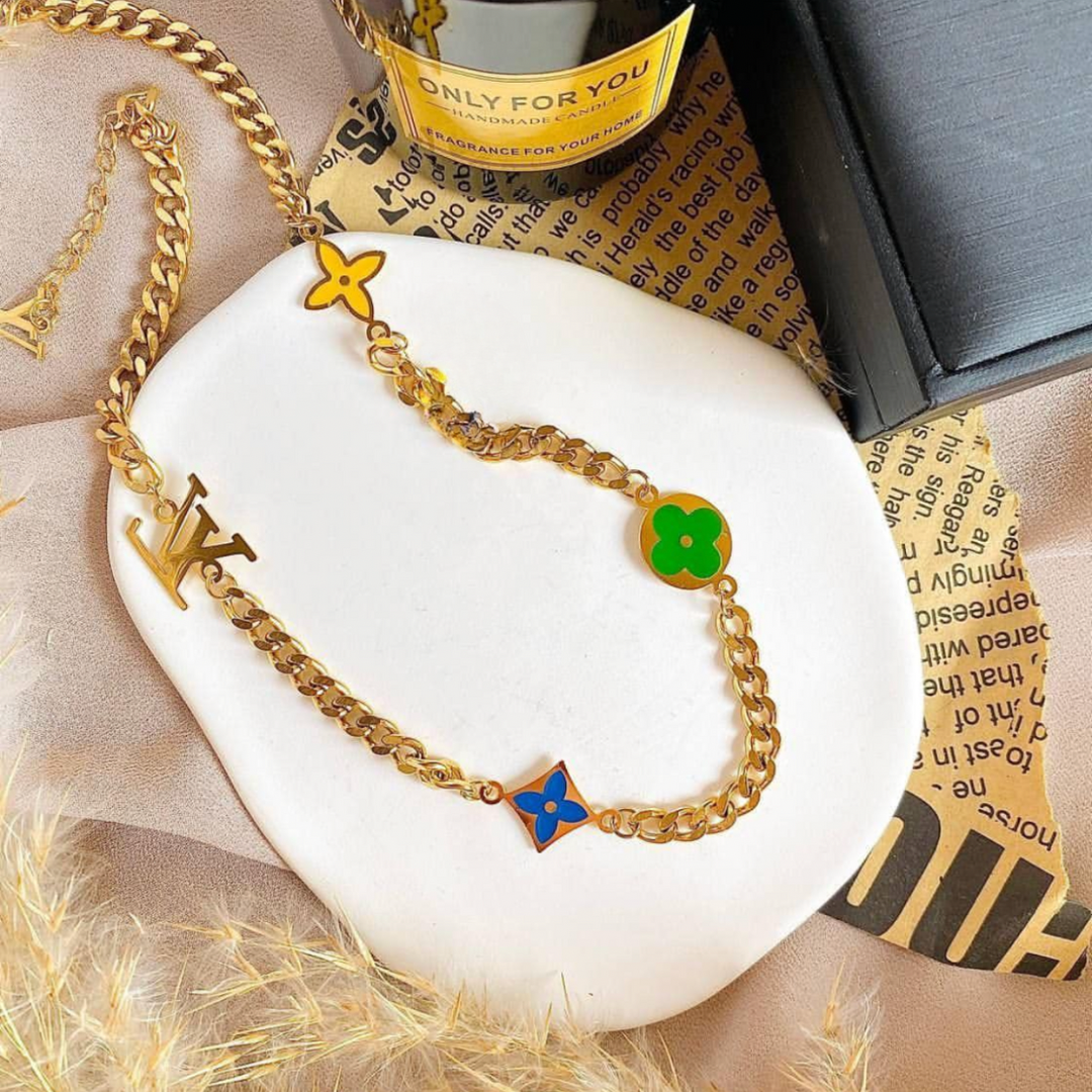 10338 gold plated necklace