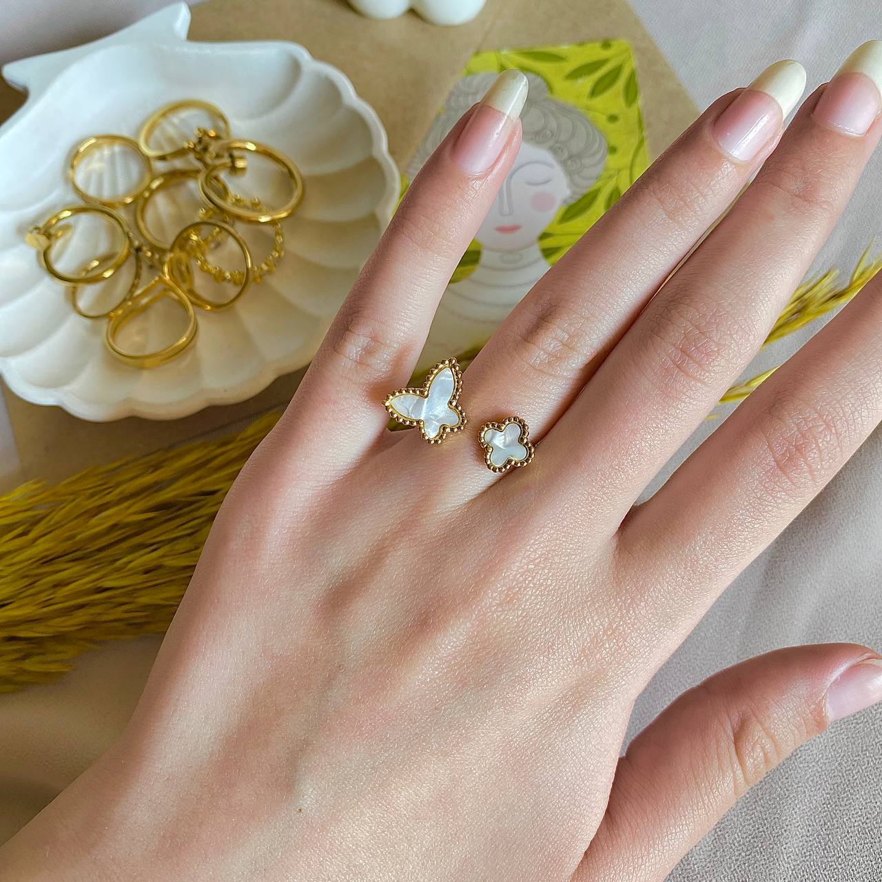 50166 Gold Plated Ring