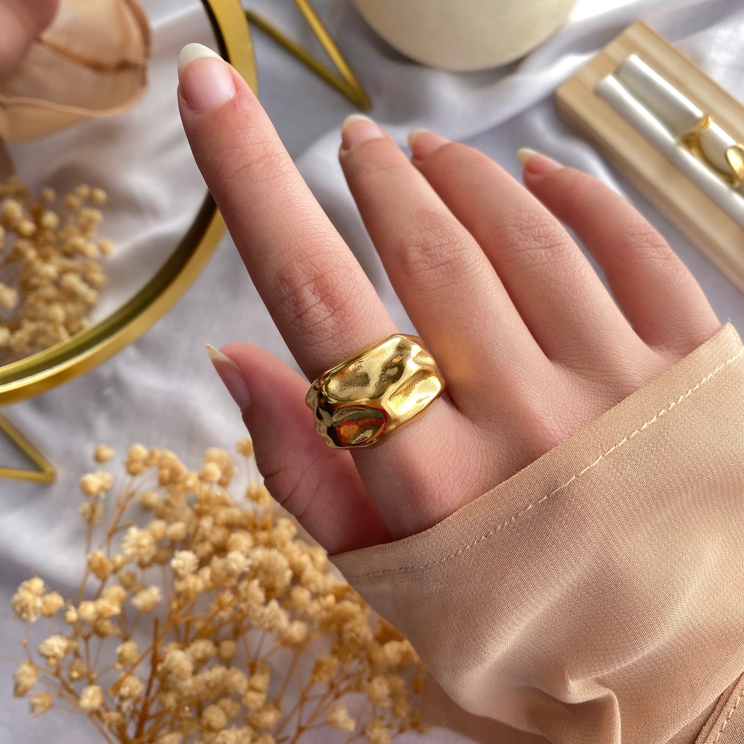 50347 Gold Plated Ring