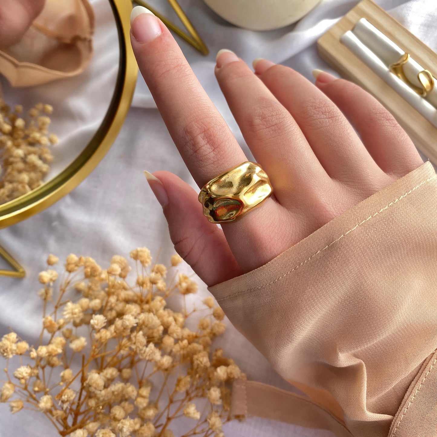 50347 Gold Plated Ring