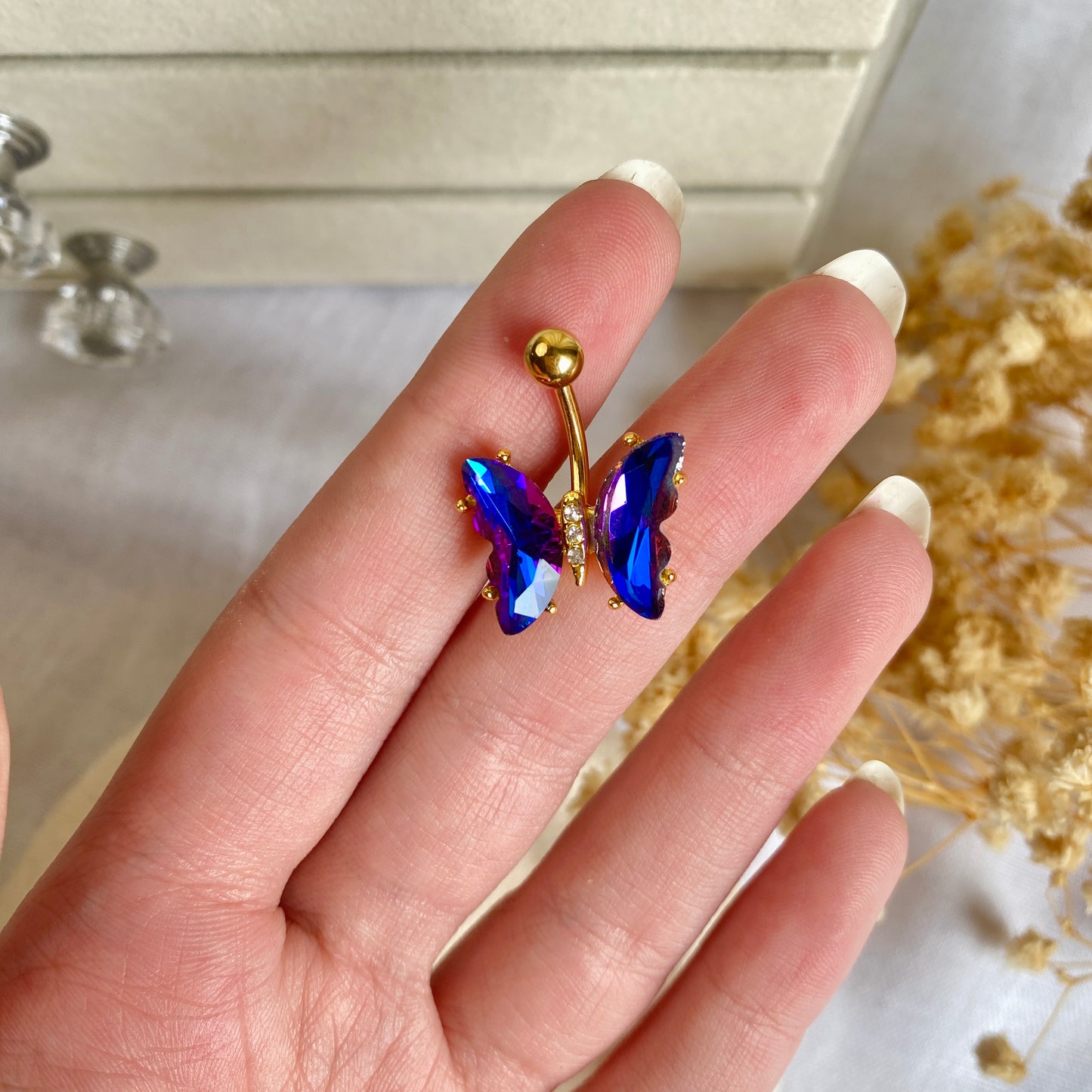 #00014 Copper Gold Plated Piercing