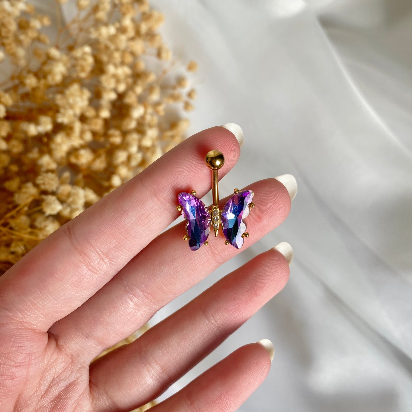 #00014 Copper Gold Plated Piercing