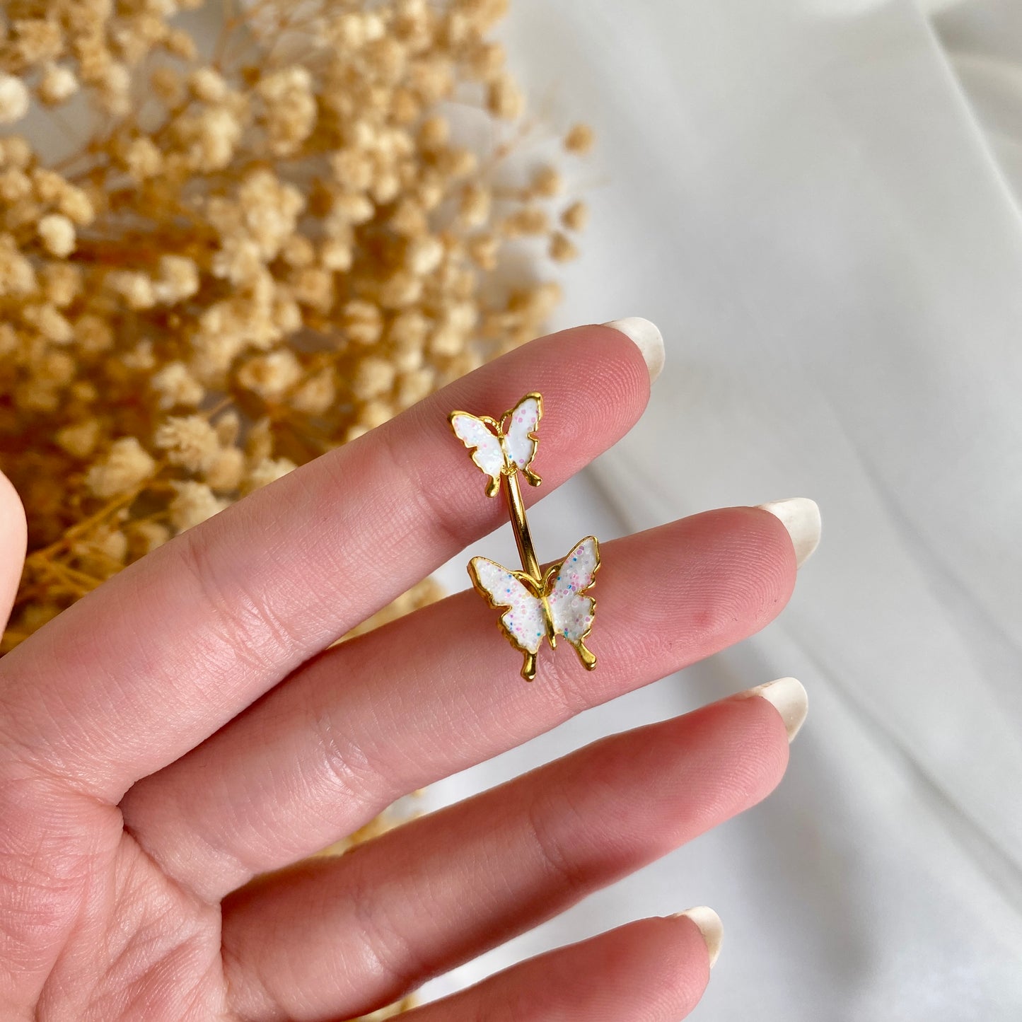 #00018 Copper Gold Plated Piercing