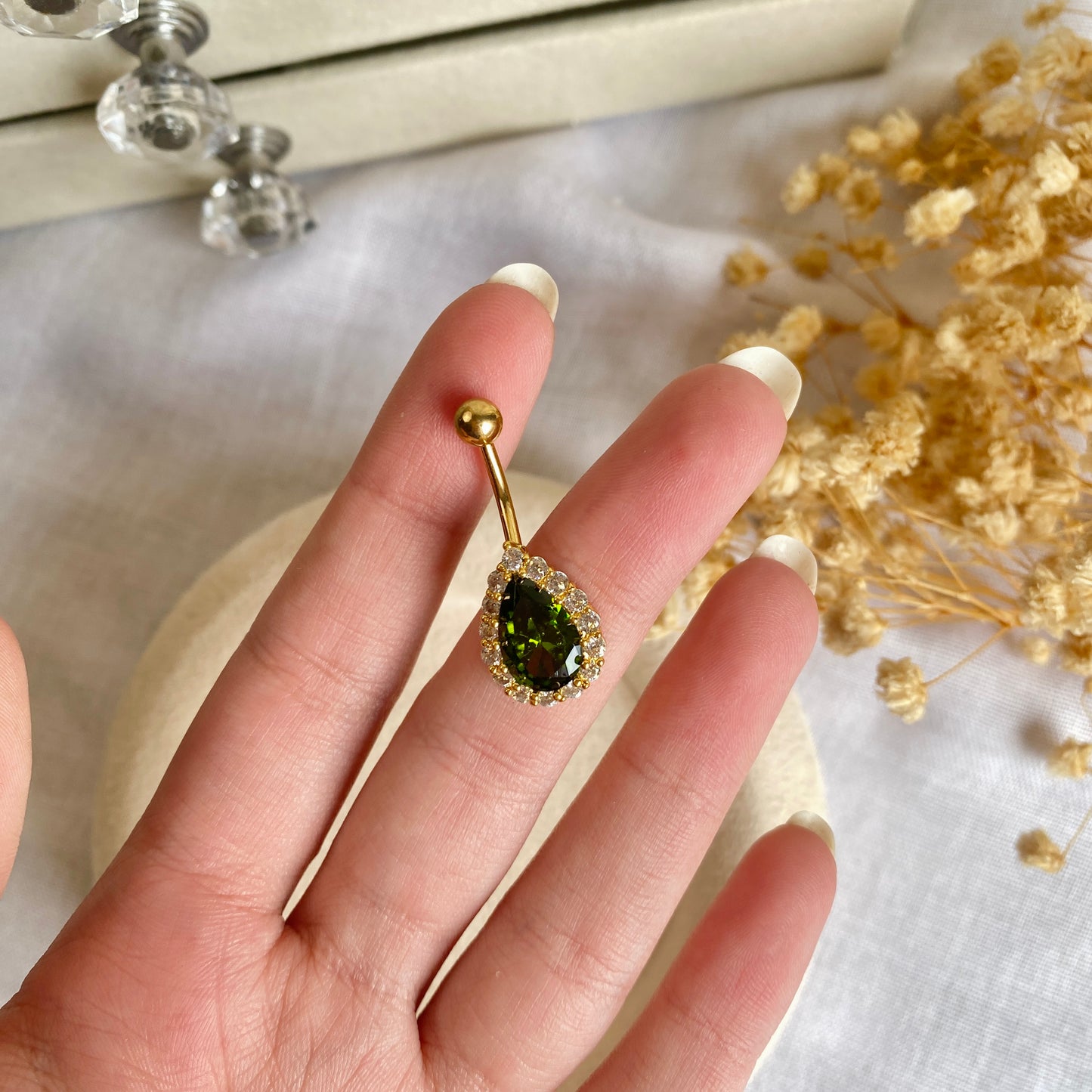 #00019 Copper Gold Plated Piercing