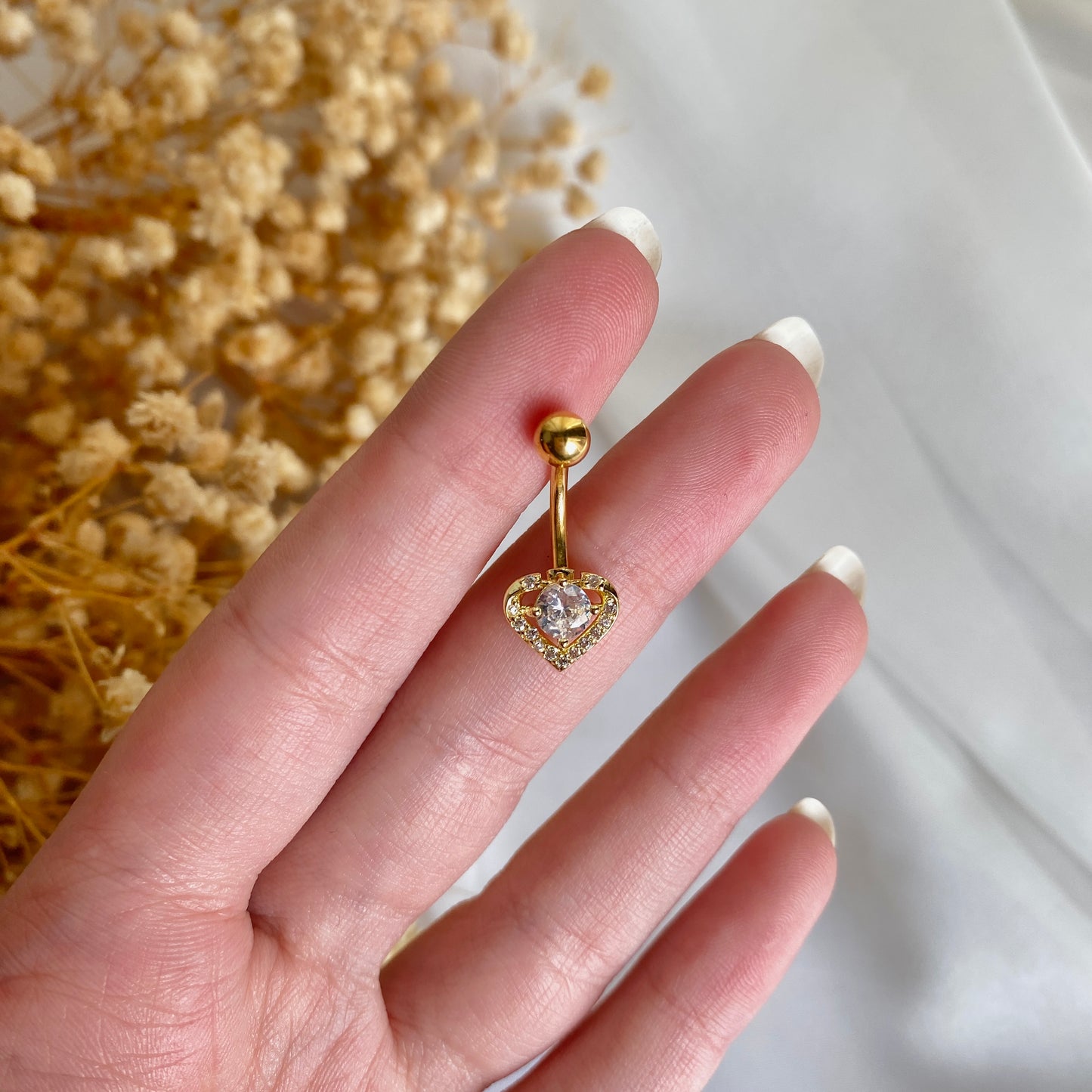 #00022 Copper Gold Plated Piercing