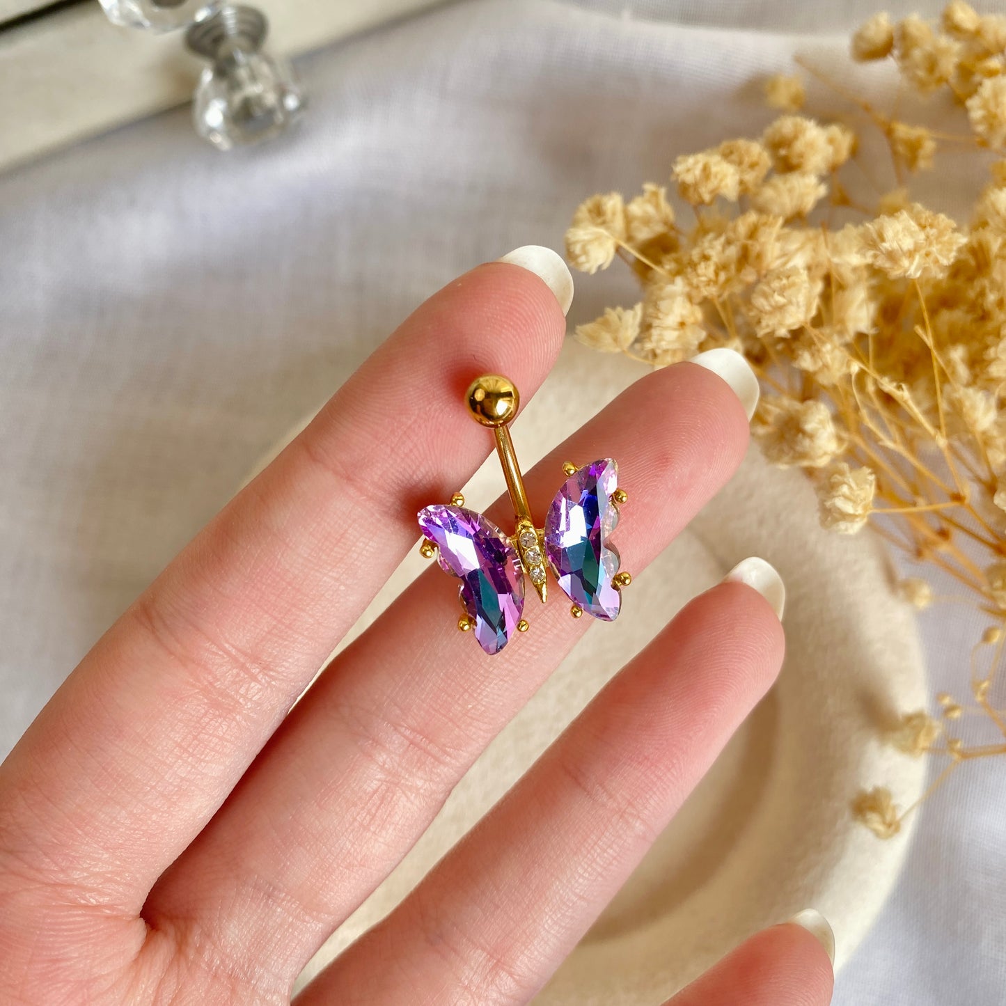 #00023 Copper Gold Plated Piercing
