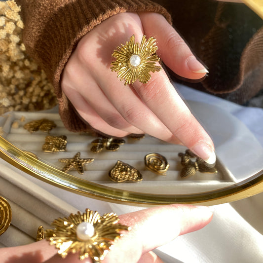 50377 Gold Plated Ring