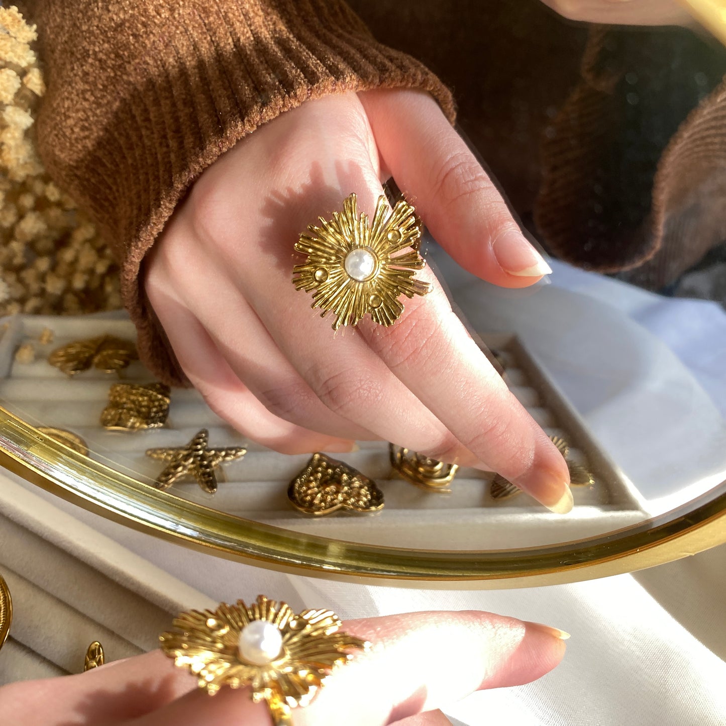 50377 Gold Plated Ring