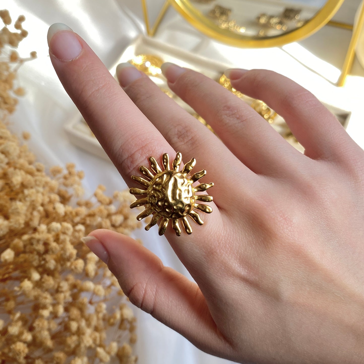 50374 Gold Plated Ring