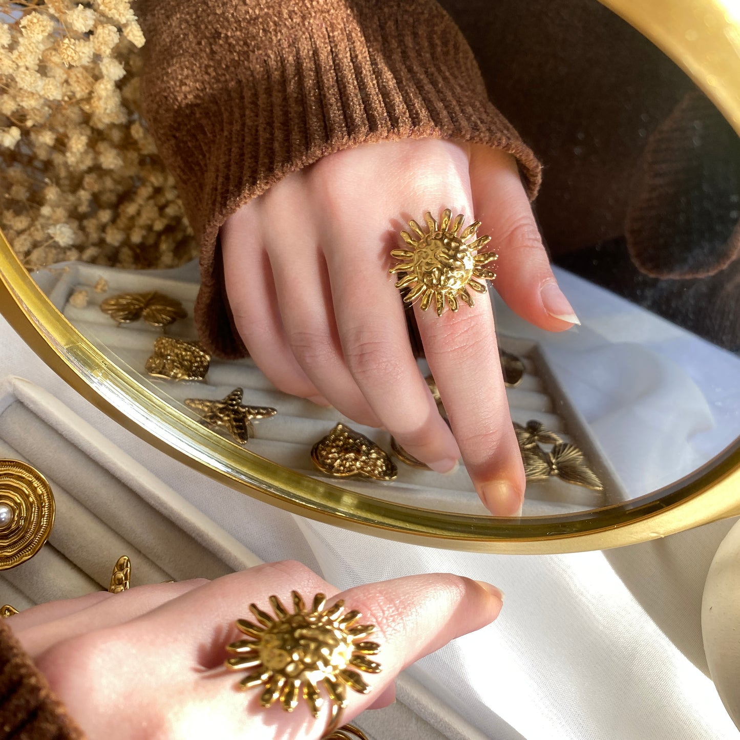 50374 Gold Plated Ring