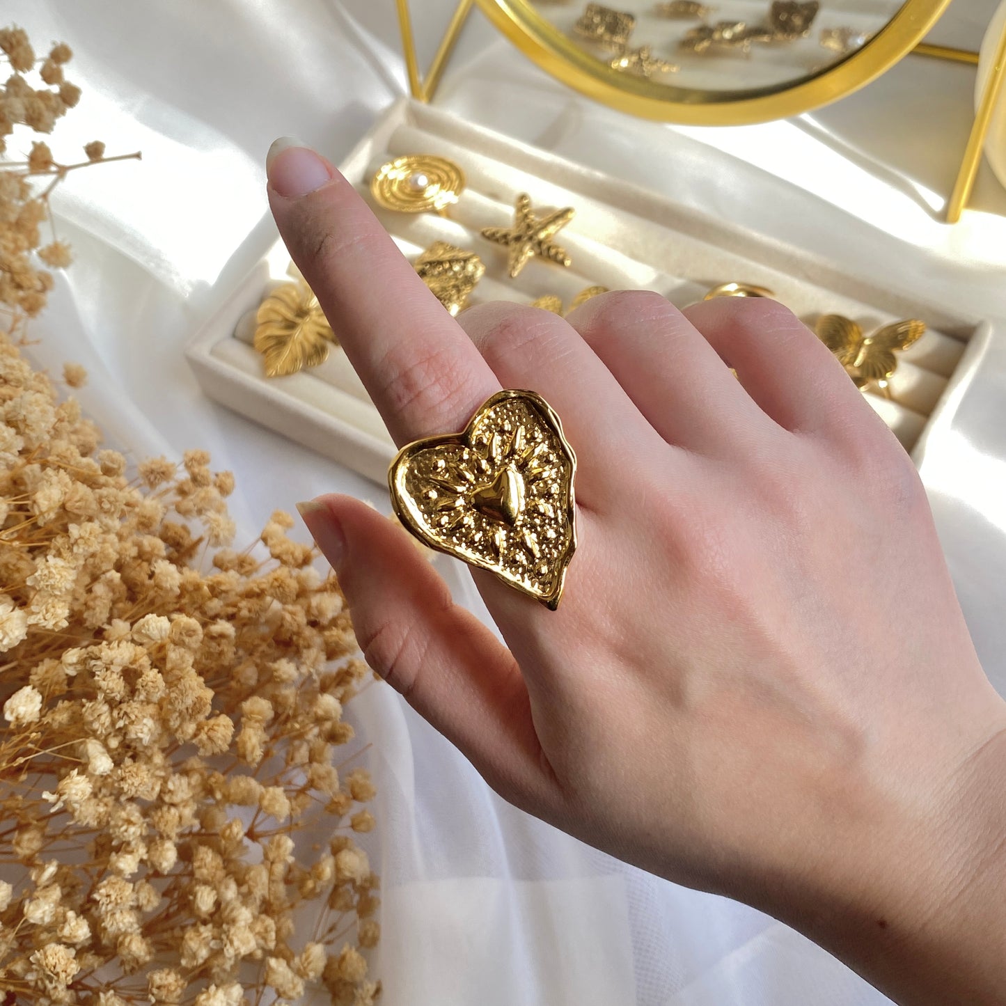 50372 Gold Plated Ring