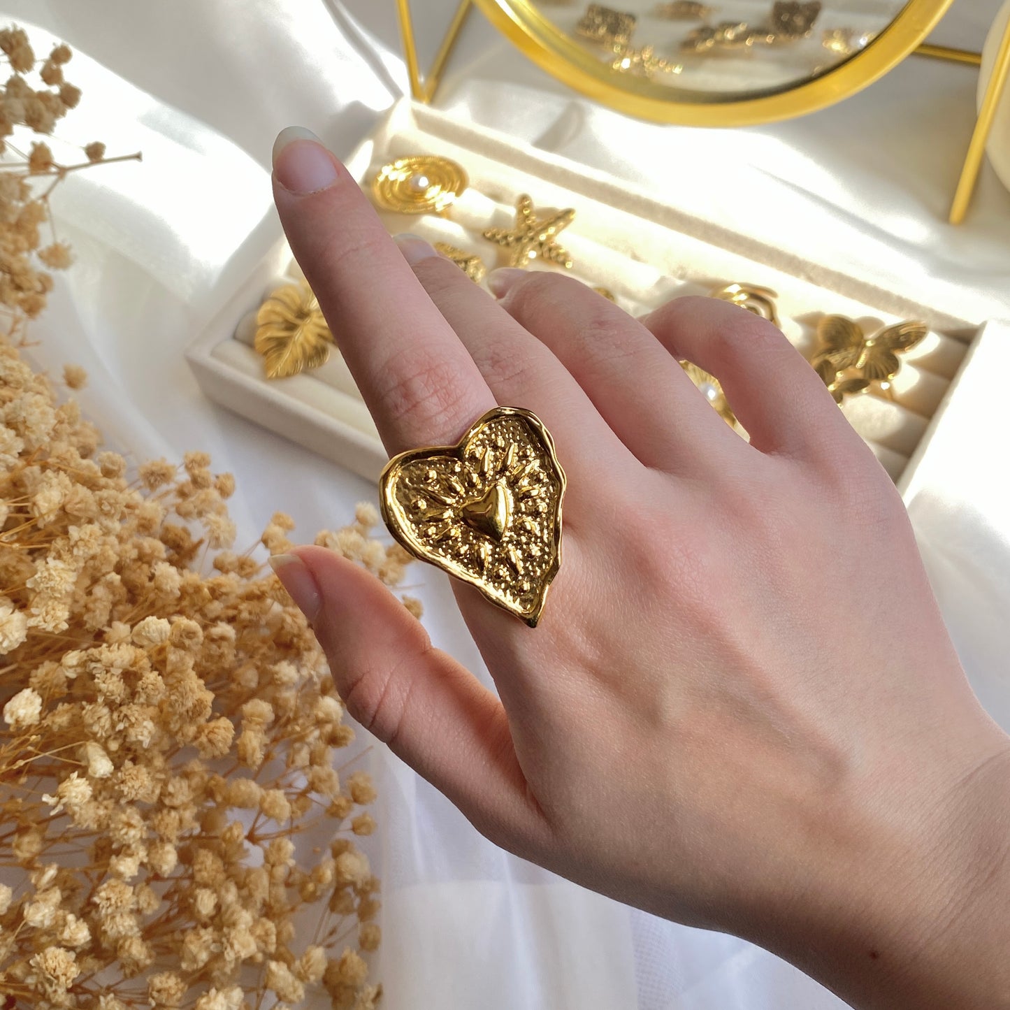 50372 Gold Plated Ring