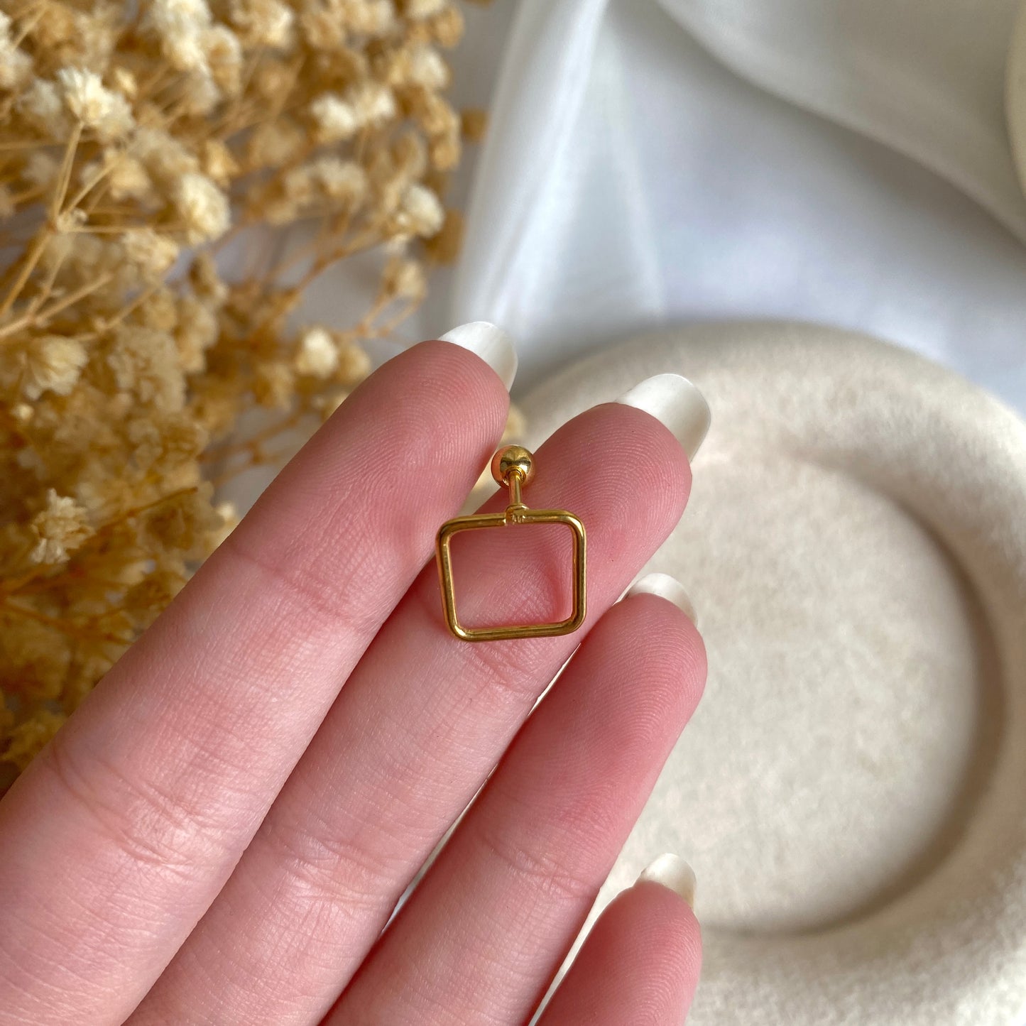 #00042 Copper Gold Plated Piercing