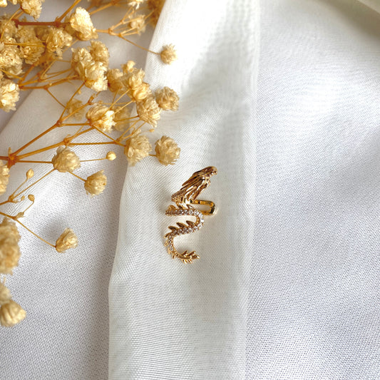 #00049 Copper Gold Plated Piercing