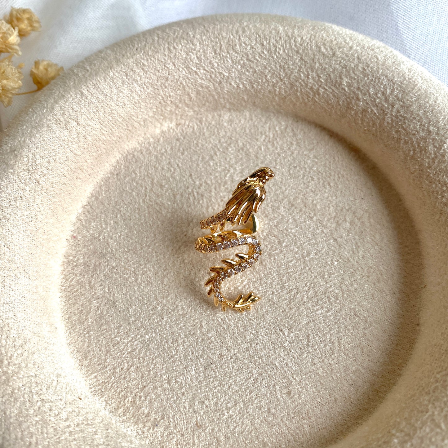 #00049 Copper Gold Plated Piercing