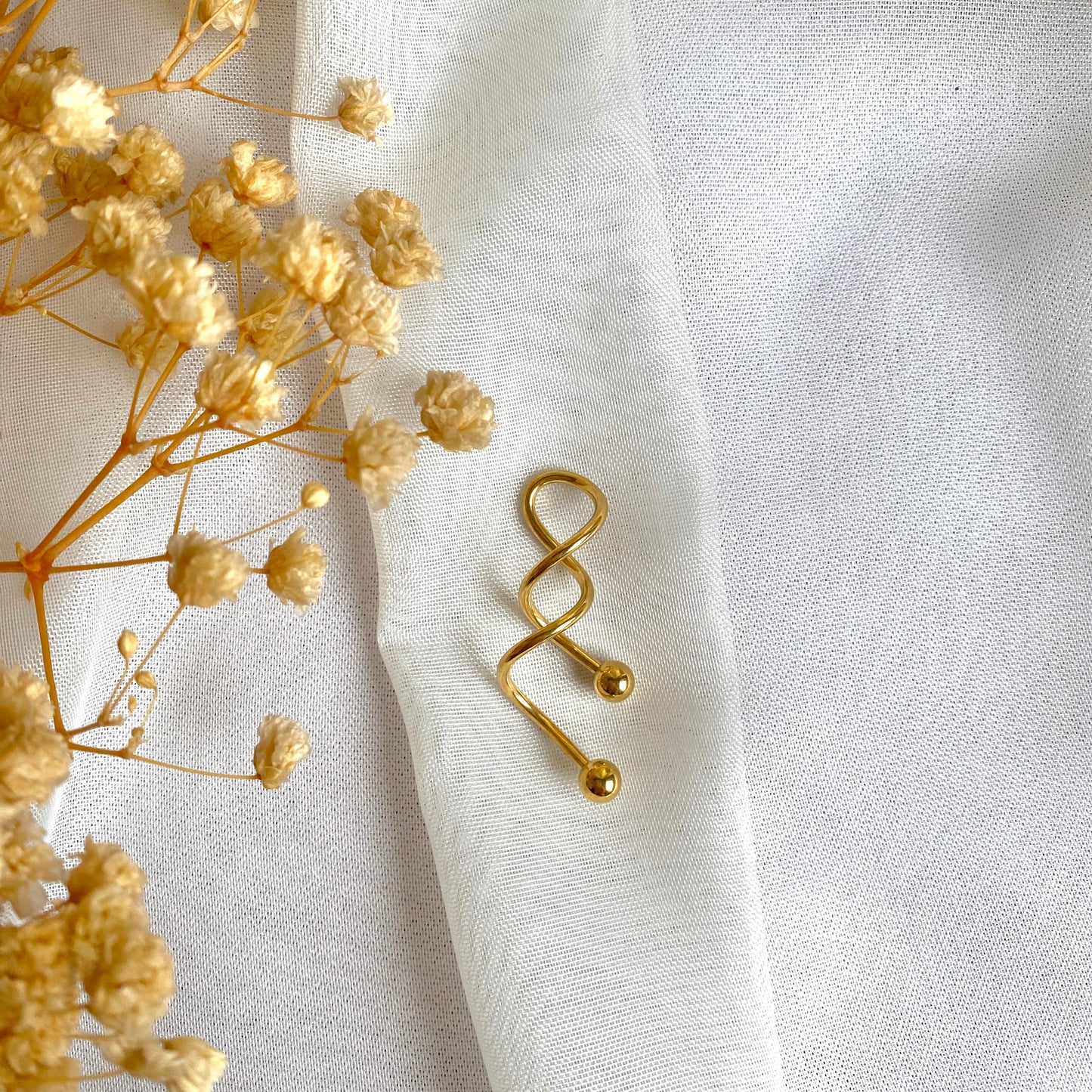 #00043 Copper Gold Plated Piercing