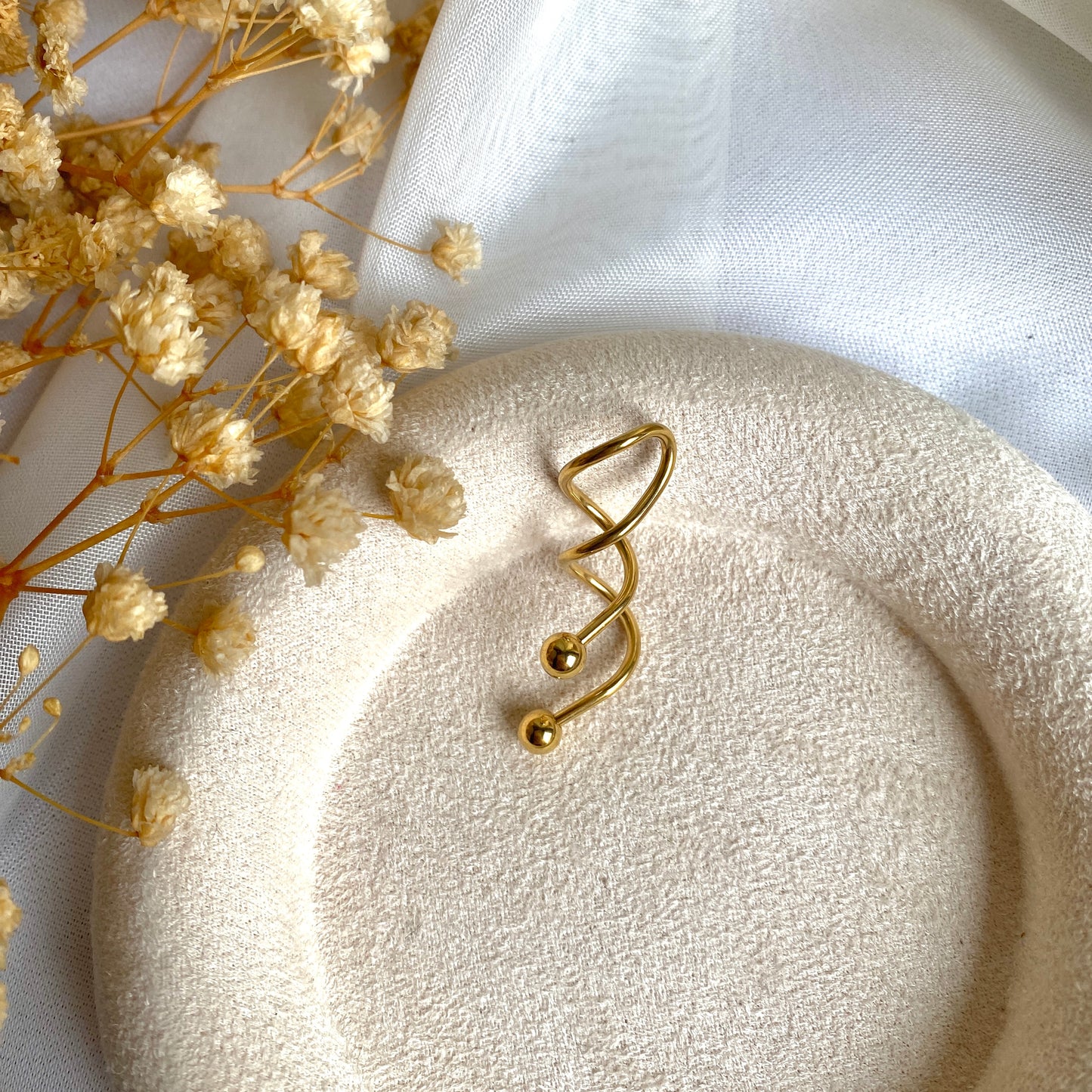 #00043 Copper Gold Plated Piercing