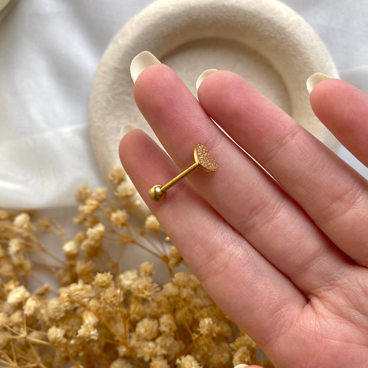 #00046 Copper Gold Plated Piercing