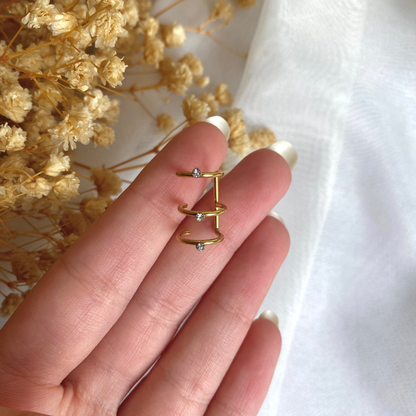 00044 Gold Plated Piercing