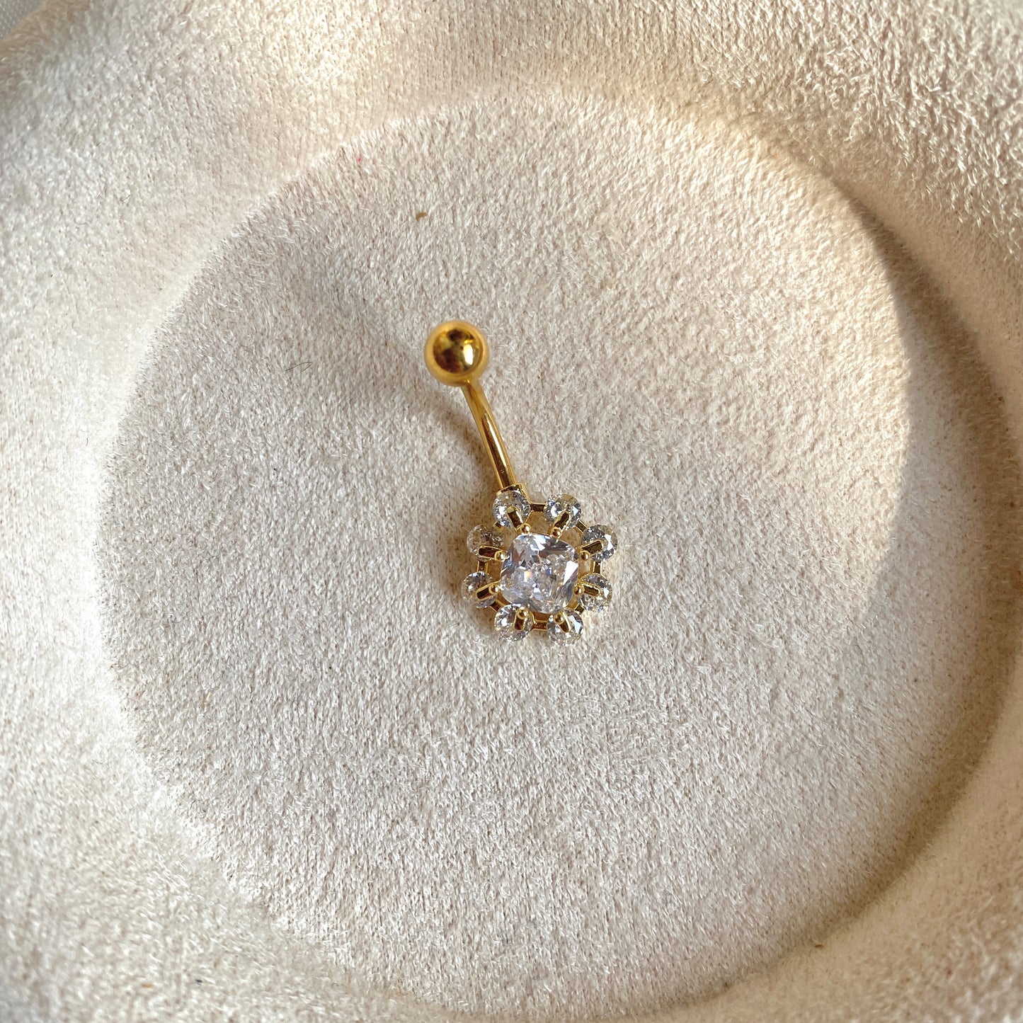 #00053 Copper Gold Plated Piercing