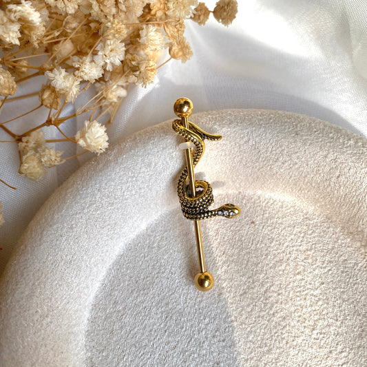 #00055 Copper Gold Plated Piercing