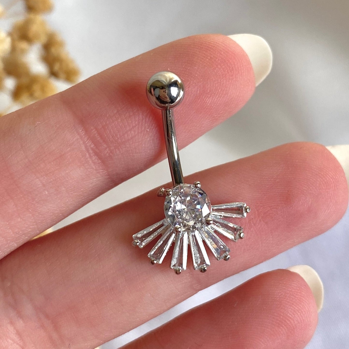 #00063 Copper Gold Plated Piercing