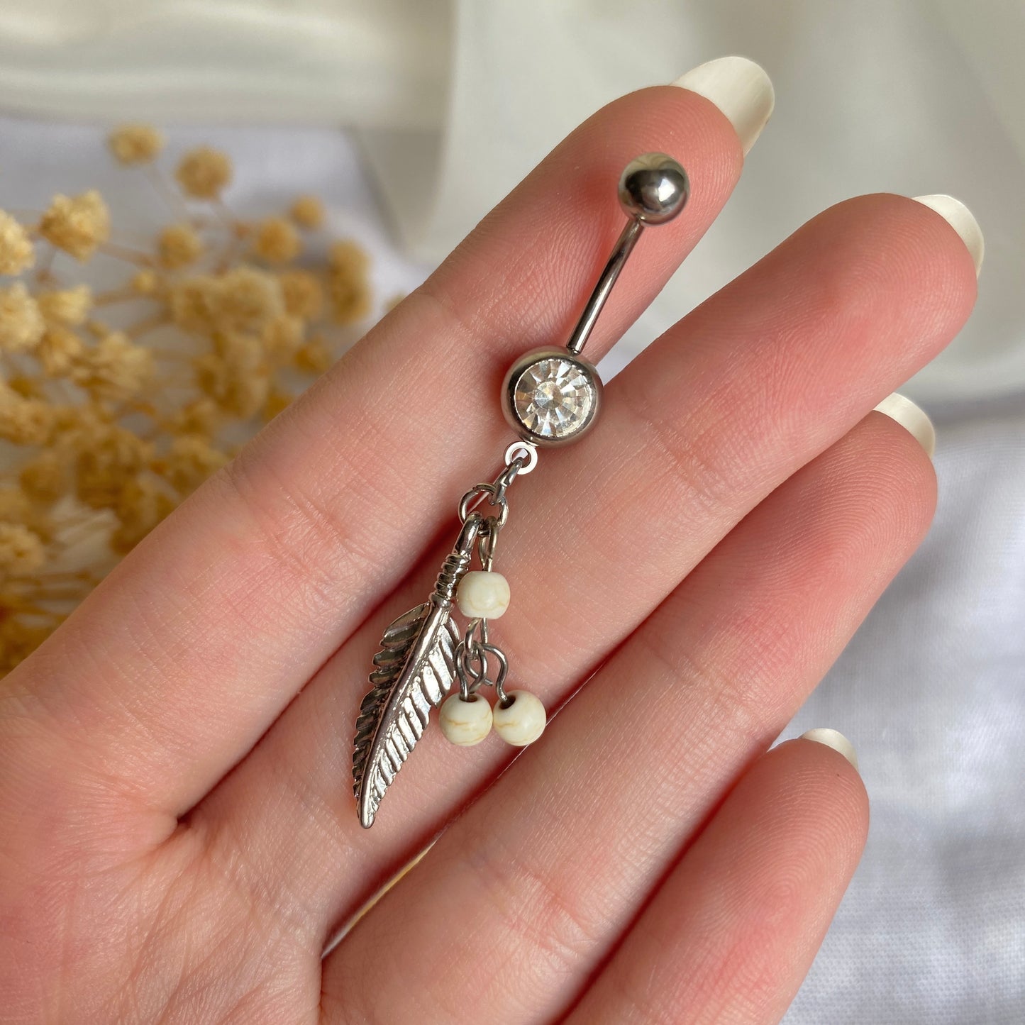 #00100 Copper Gold Plated Piercing.