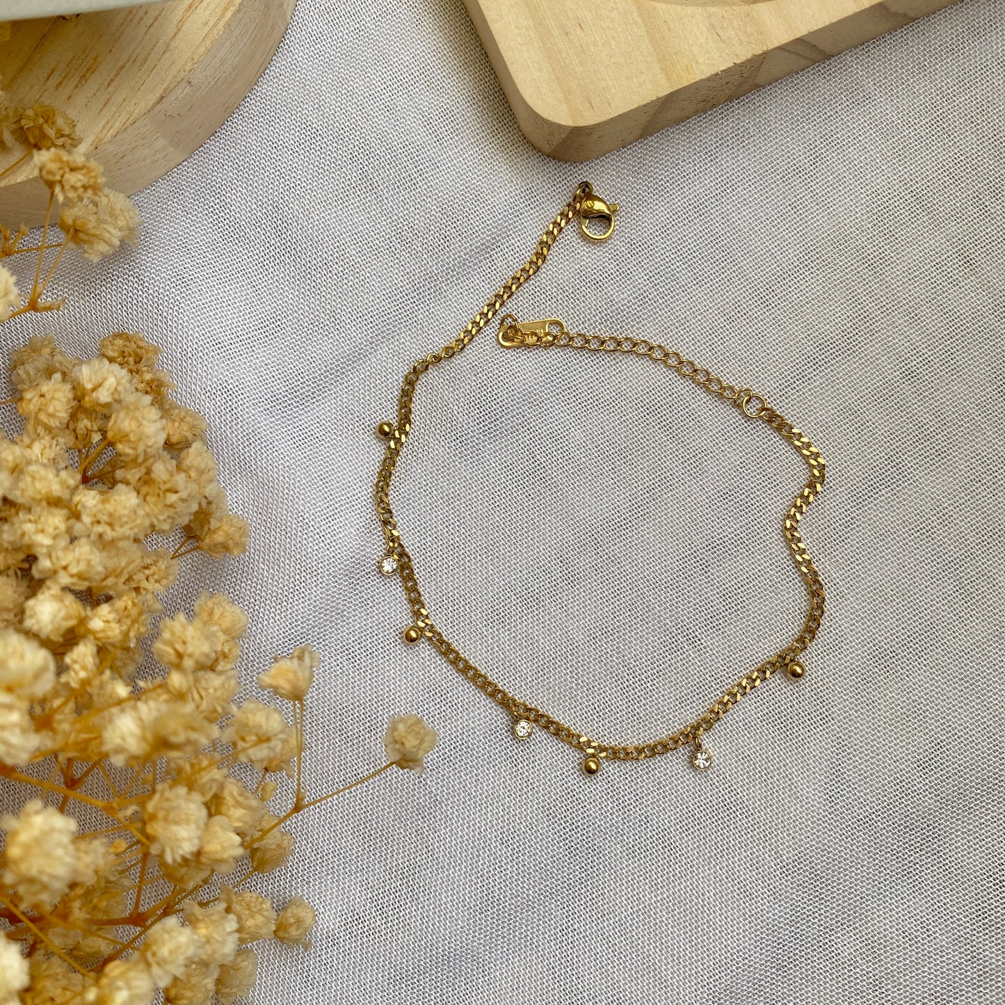 70175 Gold Plated Anklet