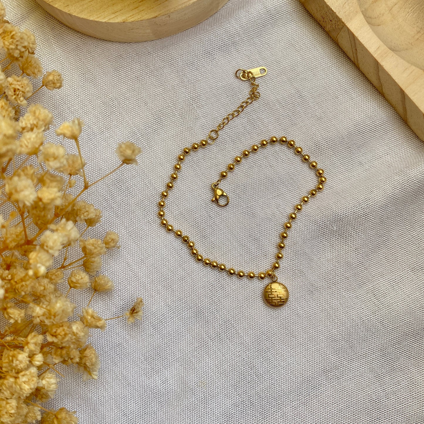 70176 Gold Plated Anklet